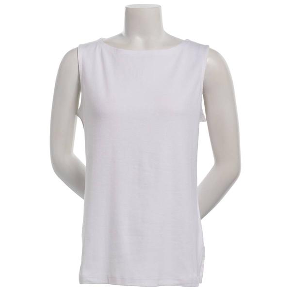 Plus Size Preswick & Moore(R) Boat Neck Tank Top