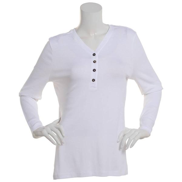 Womens Architect(R) Long Sleeve w/Functional Placket V-Neck Tee alternate view