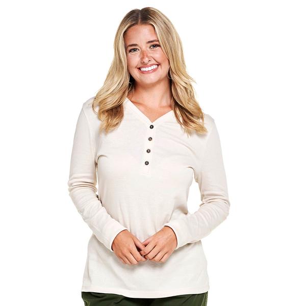 Womens Architect(R) Long Sleeve w/Functional Placket V-Neck Tee