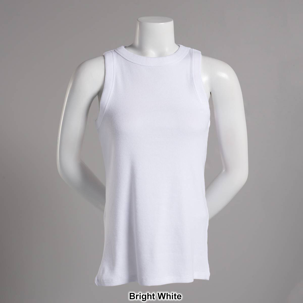 Womens Architect(R) 2x2 Rib High Neck Tank Top