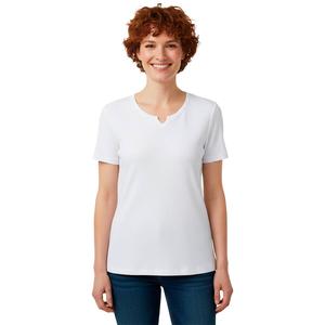 Womens Architect(R) Short Sleeve 2x2 Rib Split Neck Tee alternate view