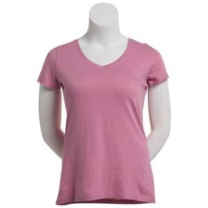 Plus Size Architect(R) Short Sleeve Slub V-Neck Tee