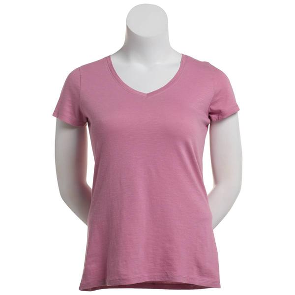 Womens Architect(R) Short Sleeve Slub V-Neck Tee