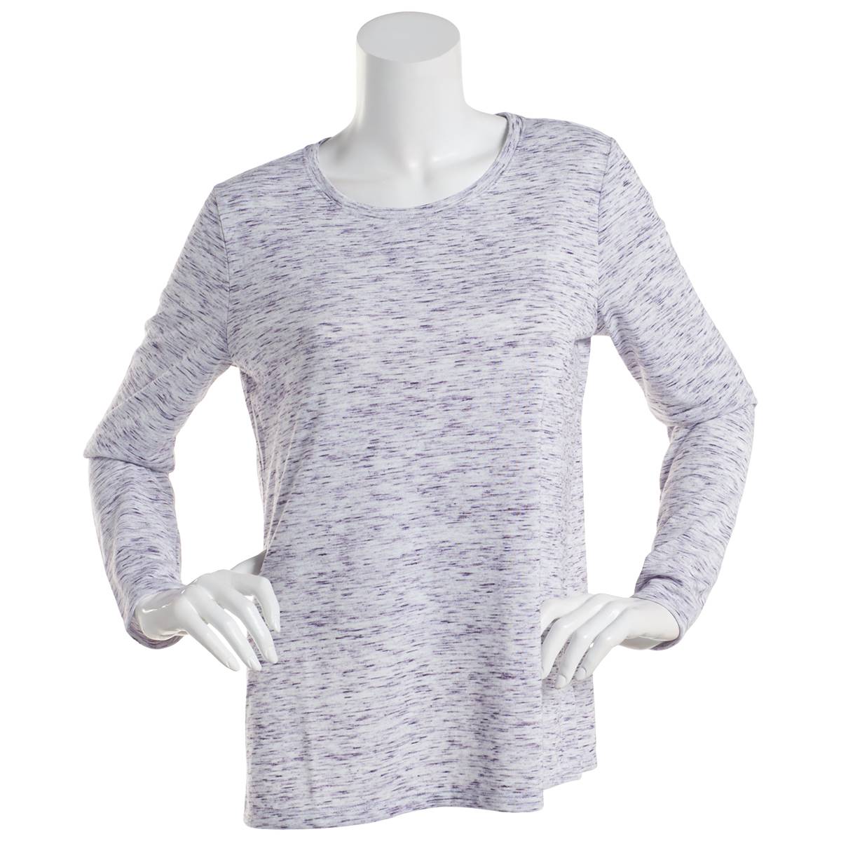 Womens Architect(R) Long Sleeve Round Neck Marled Tee