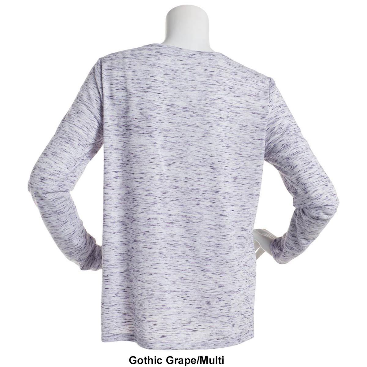 Womens Architect(R) Long Sleeve Round Neck Marled Tee