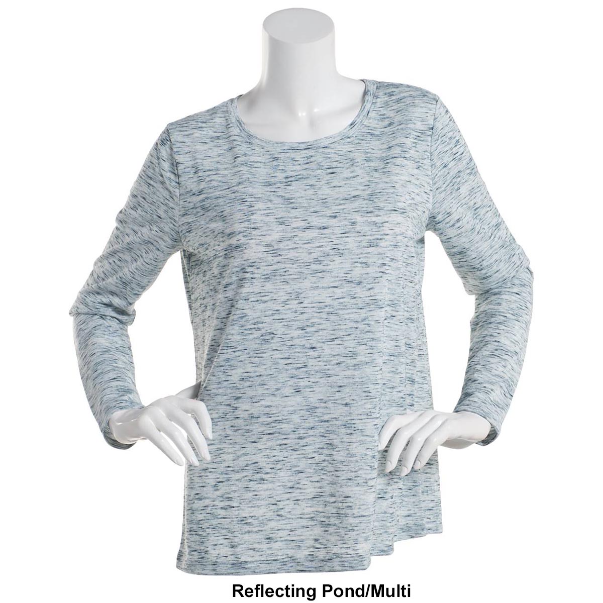 Womens Architect(R) Long Sleeve Round Neck Marled Tee