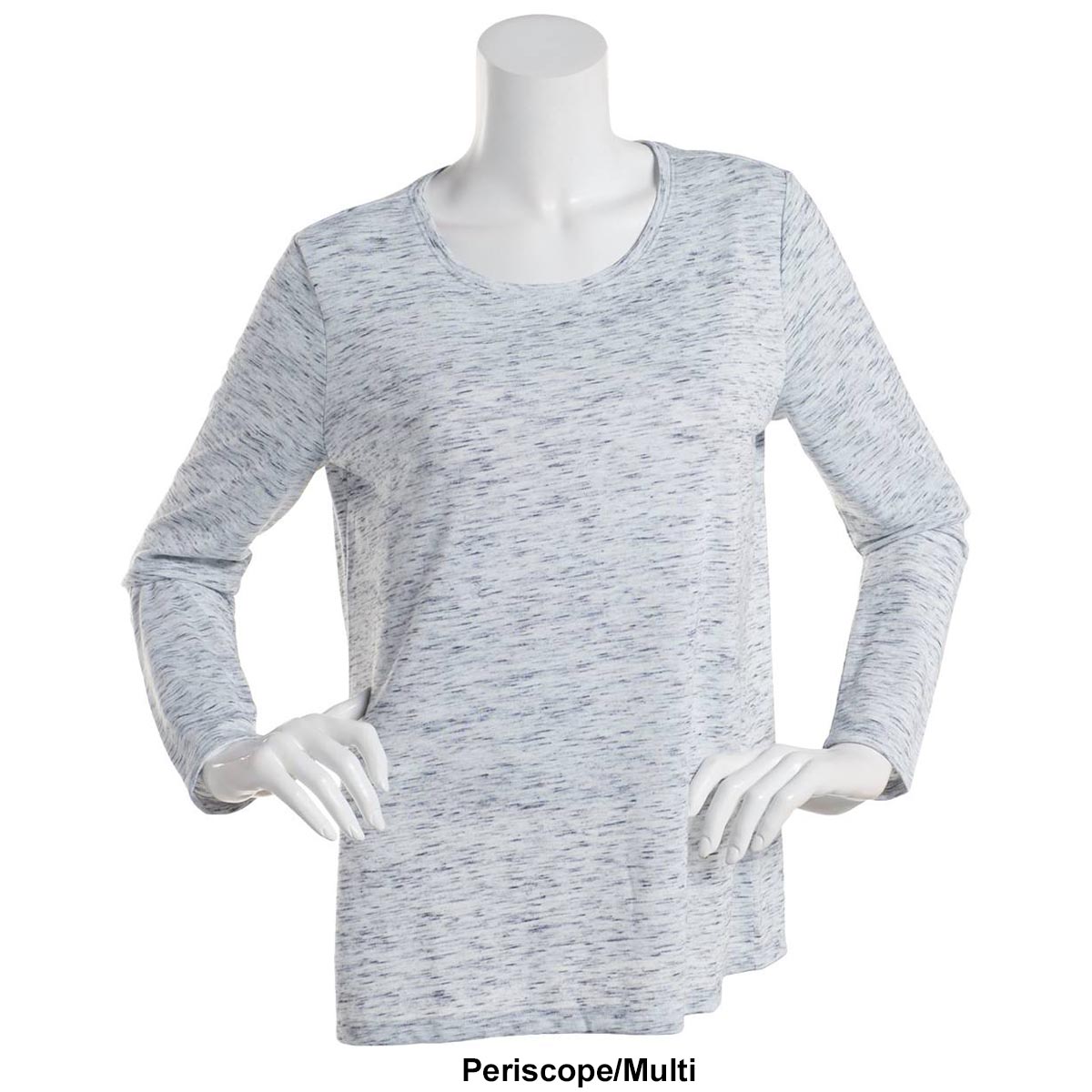 Womens Architect(R) Long Sleeve Round Neck Marled Tee