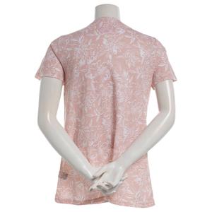 Womens Architect(R) Short Sleeve V Neck Splatter Floral Tee alternate view