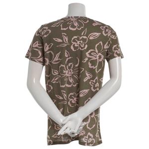 Plus Size Architect(R) Short Sleeve V Neck Abstract Floral Tee alternate view