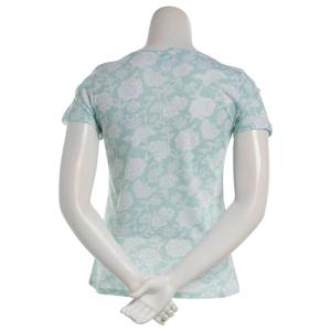 Petite Architect(R) Short Sleeve V Neck Vine Floral Tee alternate view