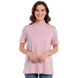 Womens Hasting & Smith Short Sleeve Mock Neck Tee alternate view