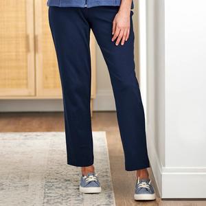 Petite Hasting & Smith Slim Leg Knit Casual Pants