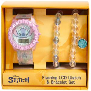 Kids Disney Stitch Flashing Watch & 2pc. Bracelet Set - LAS40036