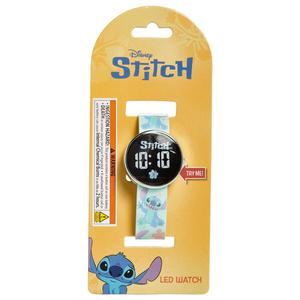 Kids Disney Stitch Round LED Digital Watch - LAS4180
