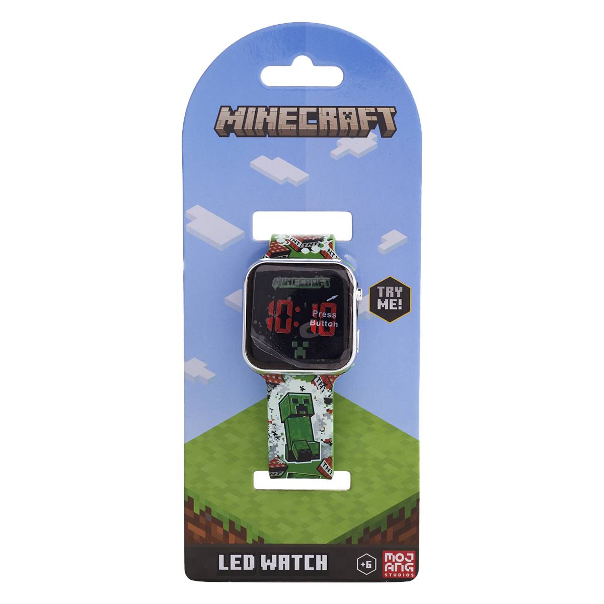 Kids Minecraft Touch LED Watch - MIN4181