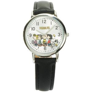 Womens Peanuts(tm) Gang Silver Case Quartz Watch - PEA5018