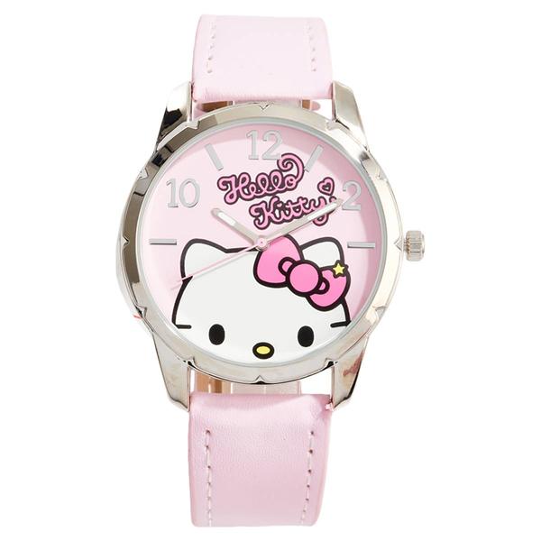 Womens Hello Kitty(R) Pink Strap Analog Watch - HK5069