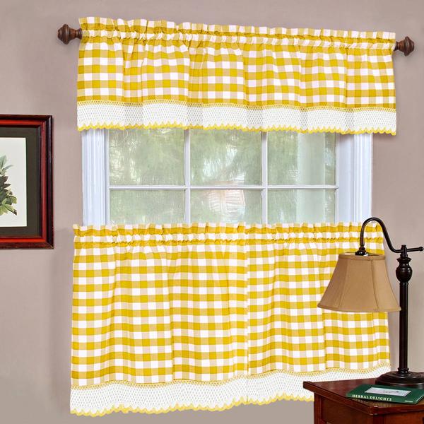 Achim Buffalo Check Window Valance - 58x14
