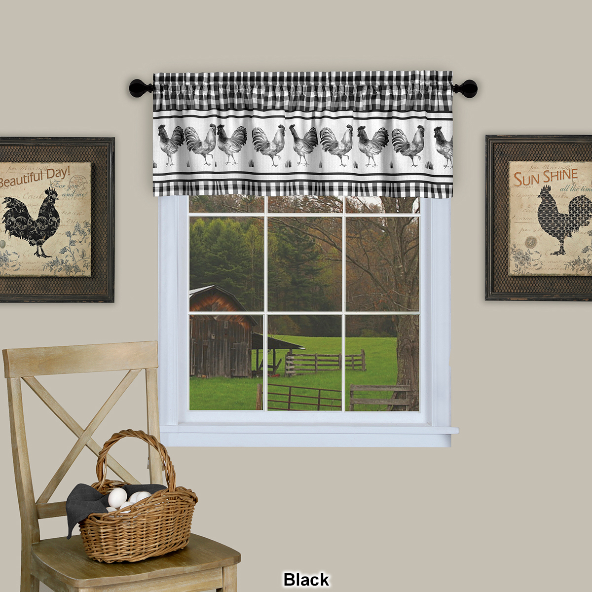 Achim Barnyard Valance - 58x14