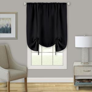 Achim Darcy Tie Up Rod Pocket Curtain Shade alternate view