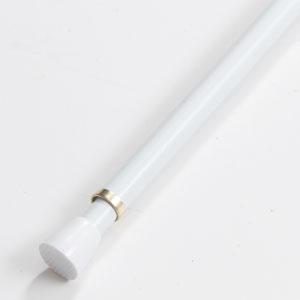Fantasia Spring Tension Curtain Rod - White
