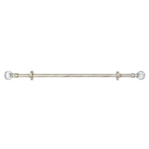 Achim Metallo Ilana Decorative Rod - Antique White