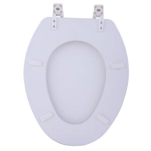 Achim Fantasia Soft Elongated Vinyl White Toilet Seat alternate view