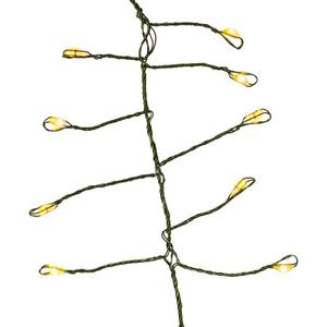 Kurt S. Adler 240-Light Twinkle Cool White LED Cluster Garland alternate view
