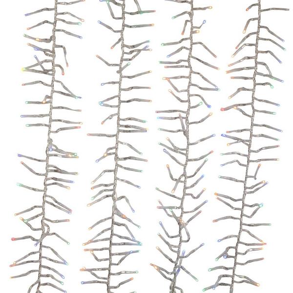 Kurt S. Adler 480-Light 15.7ft. LED Connectable Cluster Garland