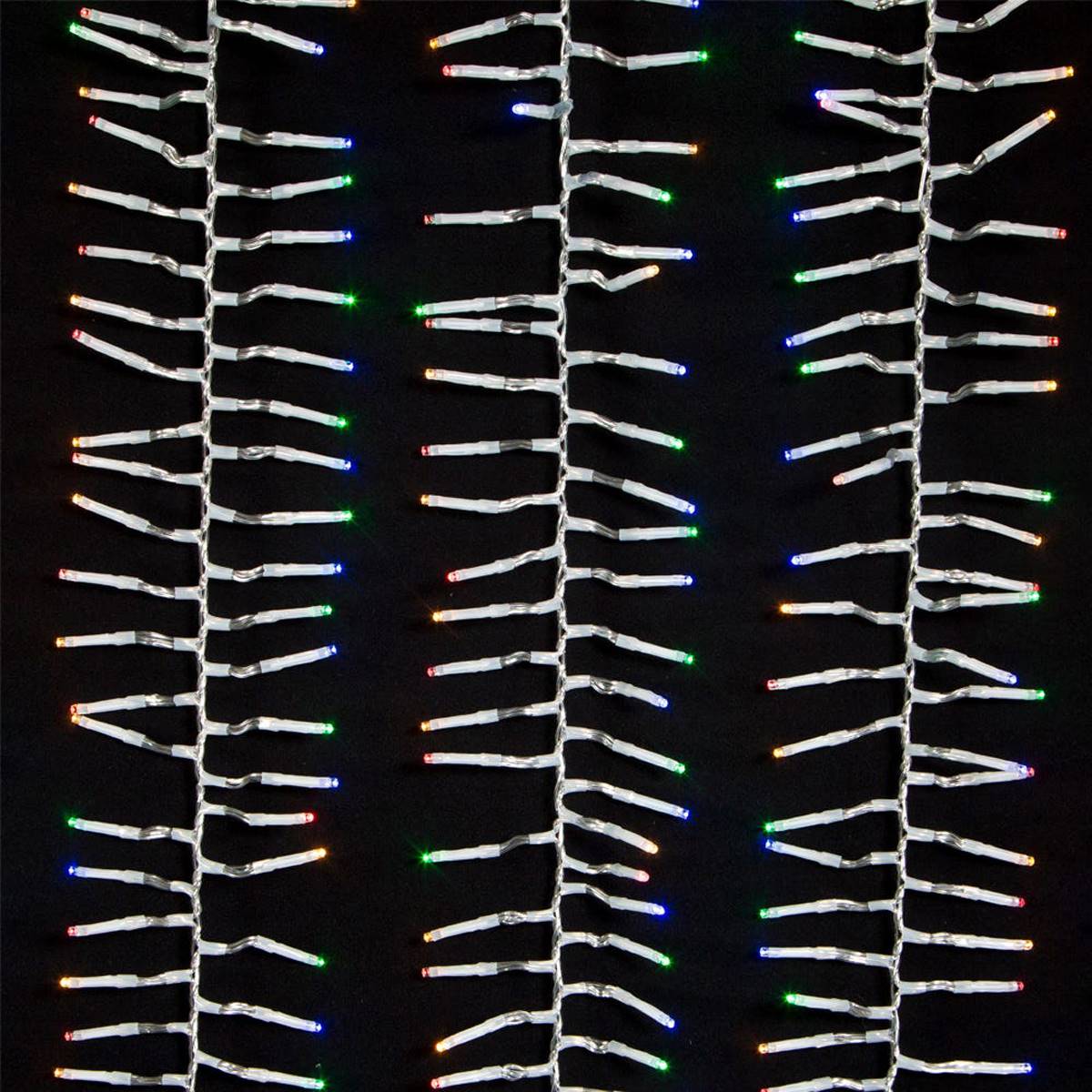 Kurt S. Adler 32.8ft. Multicolored LED Cluster Garland Lights