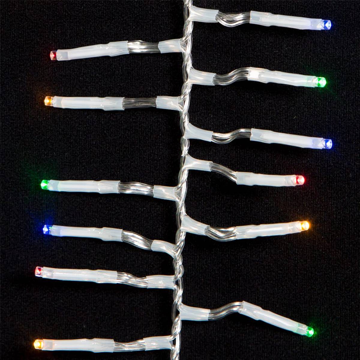 Kurt S. Adler 32.8ft. Multicolored LED Cluster Garland Lights