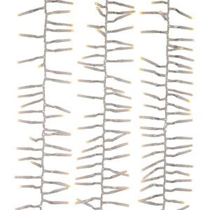 Kurt S. Adler 32.8ft. White LED Cluster Garland Lights