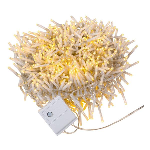 Kurt S. Adler 32.8ft. White LED Cluster Garland Lights alternate view