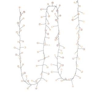 Kurt S. Adler 8ft. Warm White LED Bead Cluster Garland