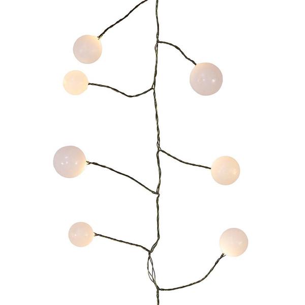 Kurt S. Adler 8ft. Warm White LED Bead Cluster Garland alternate view