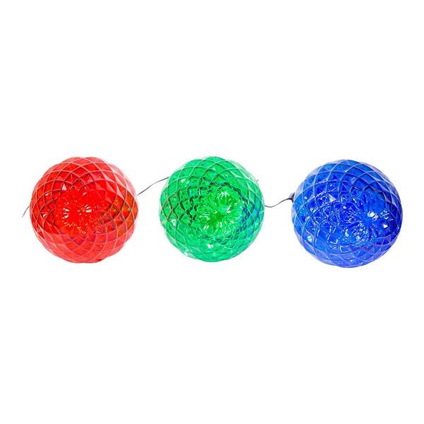Kurt S. Adler 27.2in. LED Faceted C9 Yard Stakes - Set of 3 alternate view