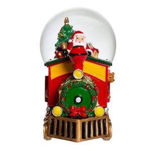 Kurt S. Adler 120mm Musical Santa Driving Train Water Globe alternate view