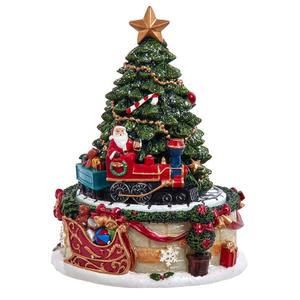 Kurt S. Adler 6in. Christmas Tree Revolving Music Box
