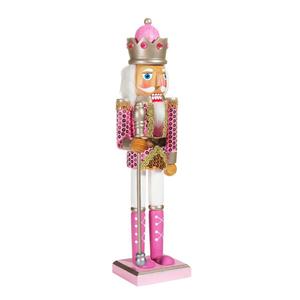 Kurt S. Adler 15in. Pink Nutcracker alternate view