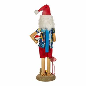 Kurt S. Adler 15.5in. Wooden Beach Santa Nutcracker alternate view