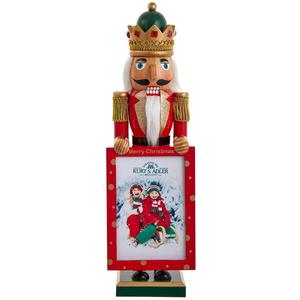 Kurt S. Adler 15in. Nutcracker King Holding Picture Frame