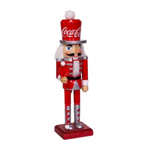 Kurt S. Adler 10in. Wooden Coca-Cola(R) Nutcracker alternate view