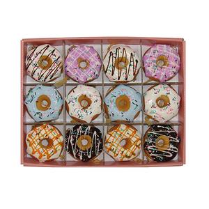 Kurt S. Adler Set of Twelve 2.75in Donut Ornament