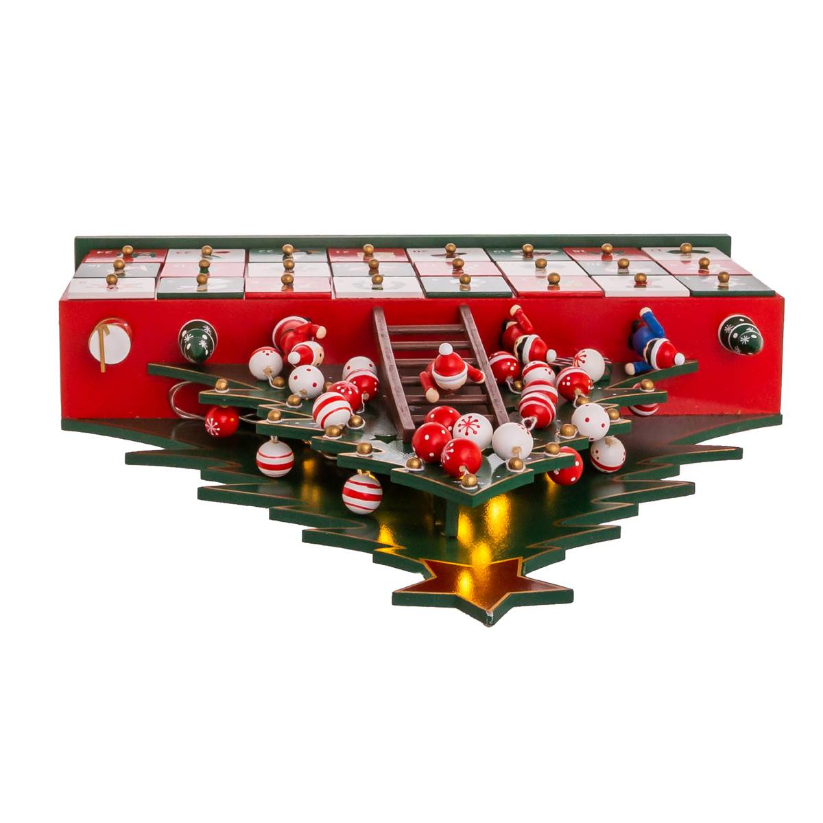 Kurt S. Adler 13.5in. LED Christmas Tree Advent Calendar