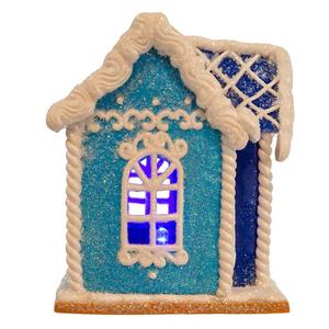 Kurt S. Adler 4in. Clay Dough Hanukkah LED House Table Piece alternate view