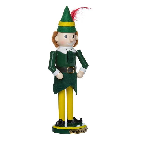 Kurt S. Adler 11in. Wooden Buddy the Elf Nutcracker alternate view