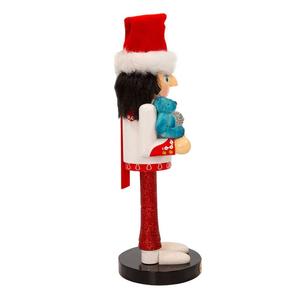 Kurt S. Adler Elvis Presley(R) w/ Teddy Bear Nutcracker alternate view