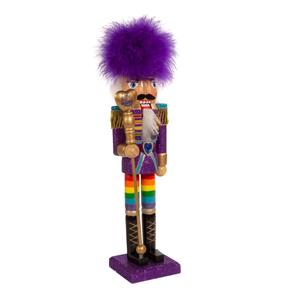 Kurt S. Adler 15in. Wooden Pride Nutcracker alternate view