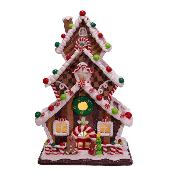 Kurt S. Adler 13in. LED Gingerbread Cookie House alternate view
