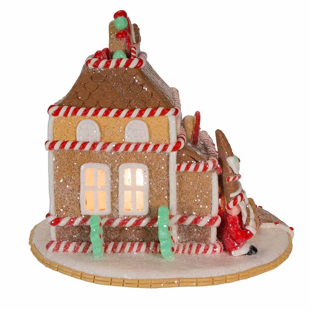 Kurt S. Adler 7.5in. Lighted Gingerbread Shop